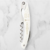 Tire-bouchon Français Romance Wedding Party Membre Blush ID870 (Devant)