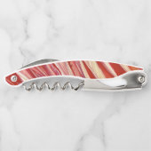 Tire-bouchon Frange de plume Fuchsia (Dos)