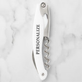 Tire-bouchon Frontière grecque-clé personnalisée pliable (Dos)