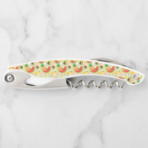 Tire-bouchon Fruits d'été frais Motif