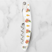 Tire-bouchon Funny Fier Pompier Chili Sur Le Feu Donne Des Pouc (Devant)