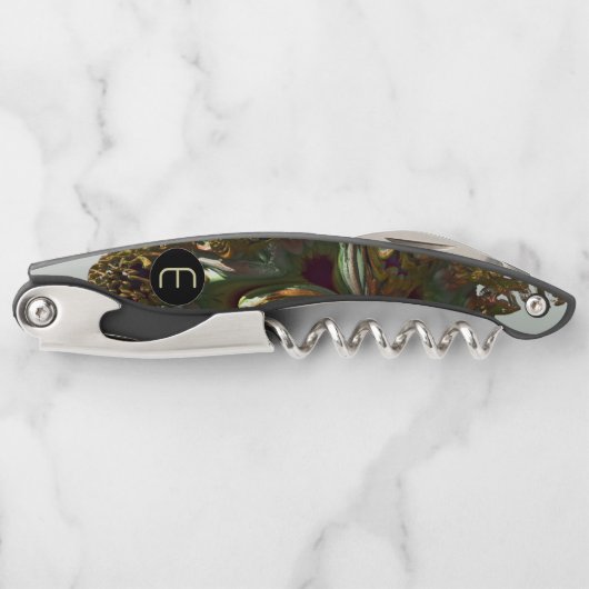 Tire-bouchon Futur Sci-fi 3D fractal Monogram Corkvis 1 (Devant)