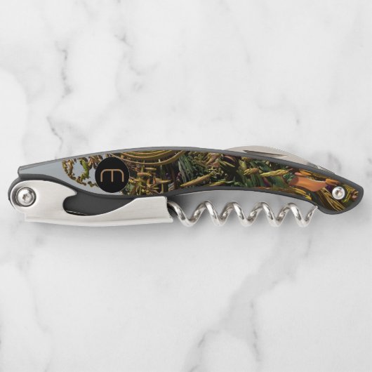 Tire-bouchon Futur Sci-fi 3D fractal Monogram Corkvis 3 (Devant)