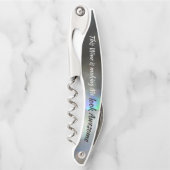 Tire-bouchon Glam Wine Lover me fait paraître super drôle (Devant)