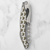 Tire-bouchon Gold flower Butterfly with Black Orchid (Dos)