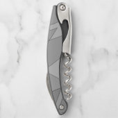 Tire-bouchon Gris géométrique (Dos)
