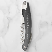 Tire-bouchon Groomsman personnalisent (Devant)