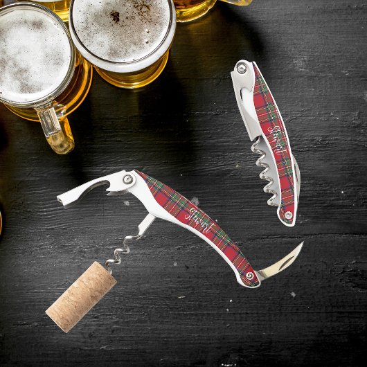 Tire-bouchon Groomsman sur mesure Clan Stewart Tartan