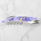 Tire-bouchon Hibiscus & dentelle BLEU (Dos)