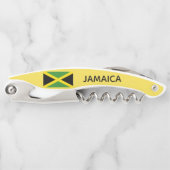Tire-bouchon Île des Caraïbes de voyage jamaïcain de drapeau de (Devant)