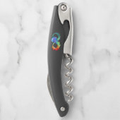 Tire-bouchon Infinity avec Rainbow Jellyfish (Dos)