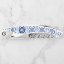 Japonais Nami Wave Motif et Monogramme