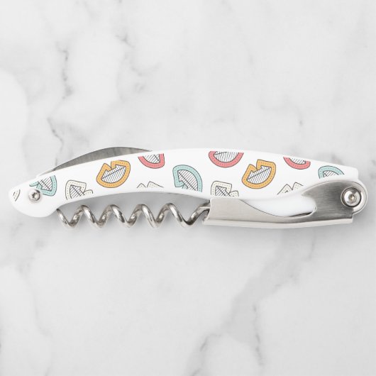 Tire-bouchon Joyeuses lèvres souriantes (Dos)