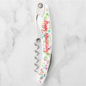 Tire-bouchon Joyeux anniversaire Mariage Confetti Toss (Devant)