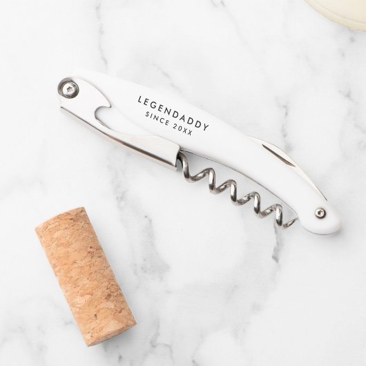 Tire-bouchon Legendaddy pour légendaire papas simple minimalist