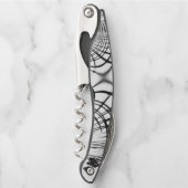 Tire-bouchon Les lignes grises traversées nous rappellent les d (Devant)