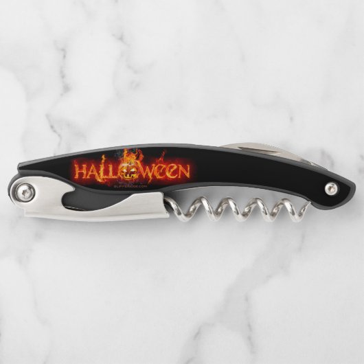 Tire-bouchon Les yeux brillants du citrouille Halloween de Slip (Devant)