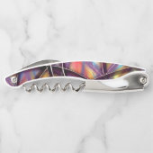 Tire-bouchon Lignes intersectées multicolores (Dos)