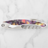 Tire-bouchon Lignes intersectées multicolores (Devant)