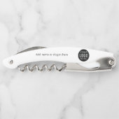 Tire-bouchon Logo d'entreprise et Swag promotionnel Slogan (Dos)