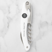 Tire-bouchon Logo d'entreprise et Swag promotionnel Slogan (Dos)