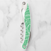 Tire-bouchon LOVE - Multi Language - Personnalisable Internatio (Devant)