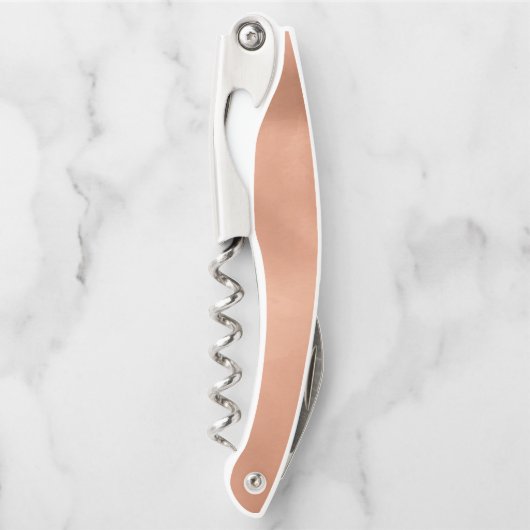 Tire-bouchon Lush Palm Leaf Mariage Terra Cotta ID956 (Devant)