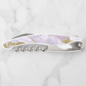 Tire-bouchon Lux Lavande d'encre Abstraite de mariage ID990 (Dos)