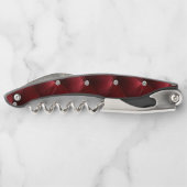 Tire-bouchon Luxe Glam Warm Gold Faux Velvet Noël (Dos)