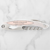 Tire-bouchon Marbre rose et gris (Devant)