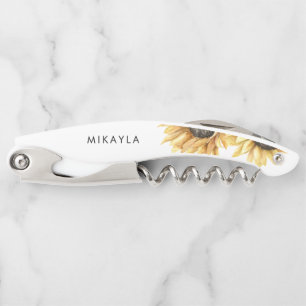 Tire-bouchon Mariage de tournesol Eucalyptus Favoriser