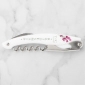 Tire-bouchon Mariage minimaliste Bridesmaid Fuchsia ID954 (Dos)