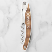 tire-bouchon mariage personnalisé AVEC GRAIN EN BO (Devant)