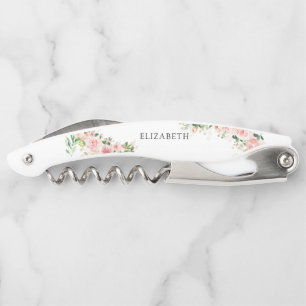 Tire-bouchon Mariage Rose Gold et Rose Pâle