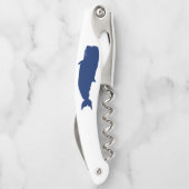 Tire-bouchon Marine de baleine (Dos)