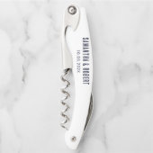 Tire-bouchon Meilleur Groomsman Par Par Custom Retro Mariage (Devant)