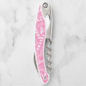Tire-bouchon Merci Gift Waiter's Corkvis Multilingual (Dos)