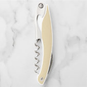 Tire-bouchon Minimalisme de ton or (Devant)