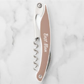 Tire-bouchon Mocha Mariage personnalisé Best Man (Devant)