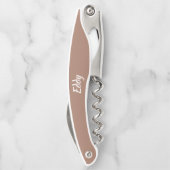 Tire-bouchon Mocha Mariage personnalisé Best Man (Dos)