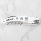 TIRE-BOUCHON MODÈLE DE TEXTE D'IMAGE BLANCHE SIMPLE MODERNE (Dos)