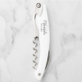 Tire-bouchon Modern Script Personalized Bridesmaid (Devant)