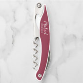 Tire-bouchon Modern Script Personalized Groomsman (Devant)