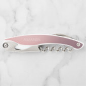 Tire-bouchon Moderne Proposition Demoiselle d'Honneur Rose Ombr (Devant)