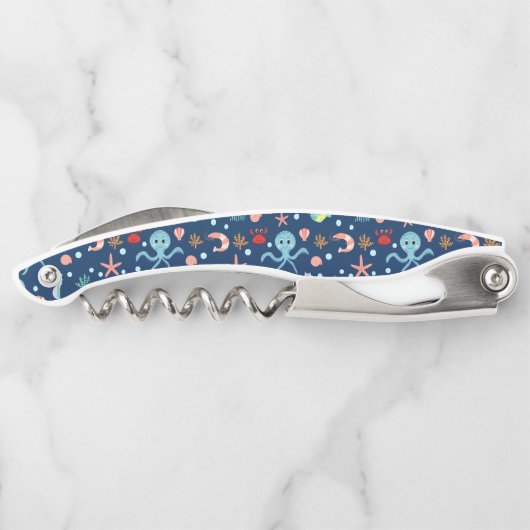 Tire-bouchon Monde marin (Dos)