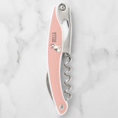 Tire-bouchon Monogramme Cute French Buldog (Dos)