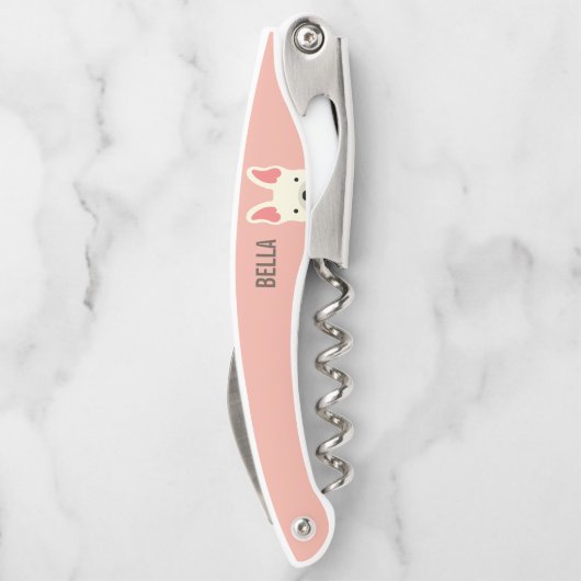 Tire-bouchon Monogramme Cute French Buldog (Dos)