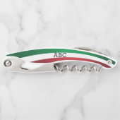 Tire-bouchon Monogramme du drapeau italien (Devant)