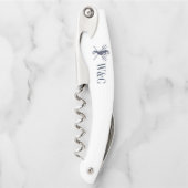 Tire-bouchon Monogramme marin Bleu marine (Devant)