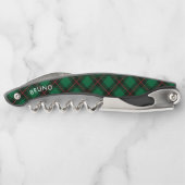 Tire-bouchon Motif de Noël vert (Dos)